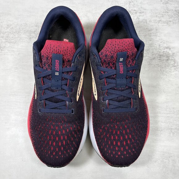 Brooks Ghost 16 Running Shoes - Women's Size 8.5 Wide - Blue Pink - Picture 7 of 10